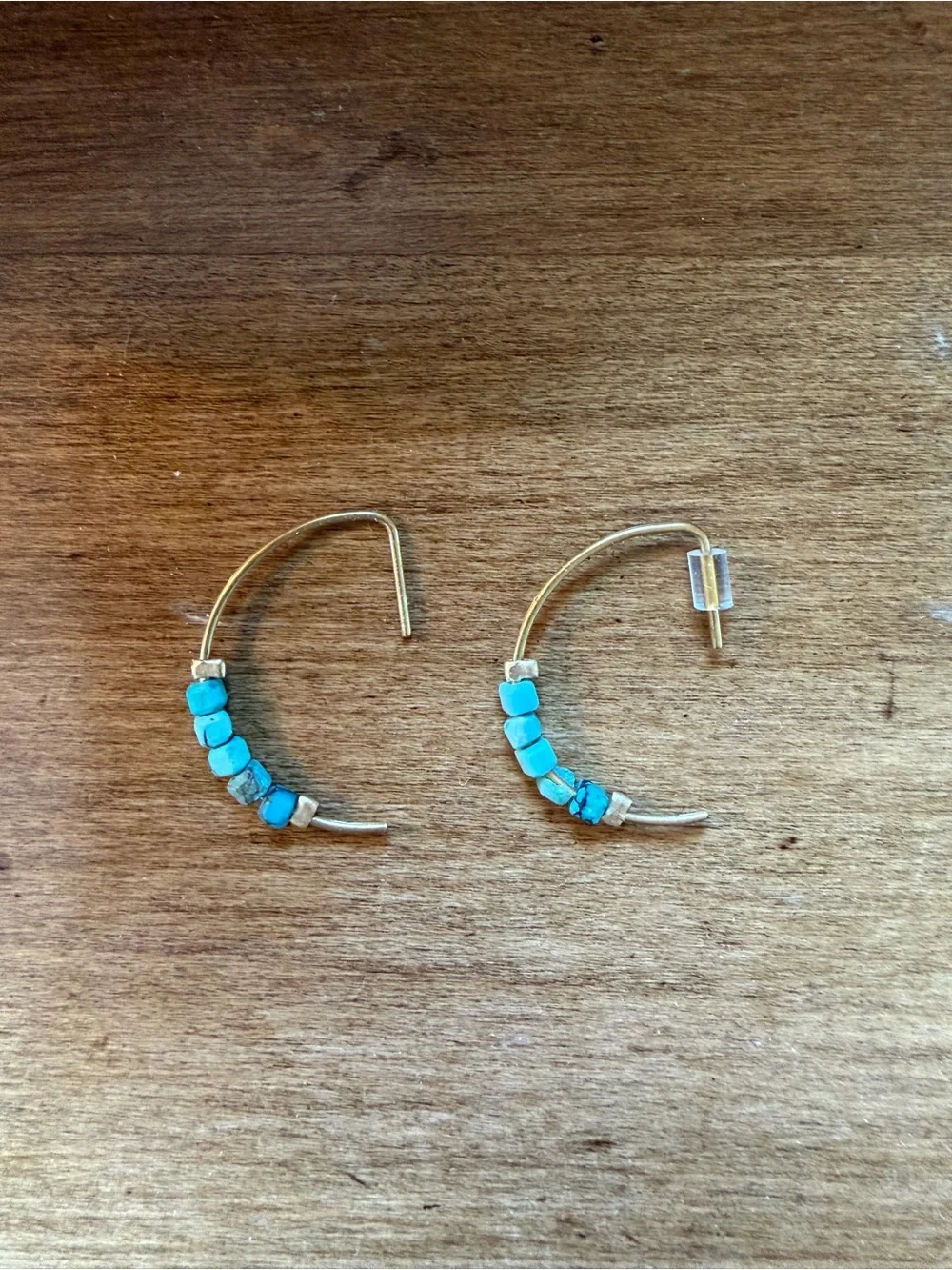 Wild roots creative turquoise earrings